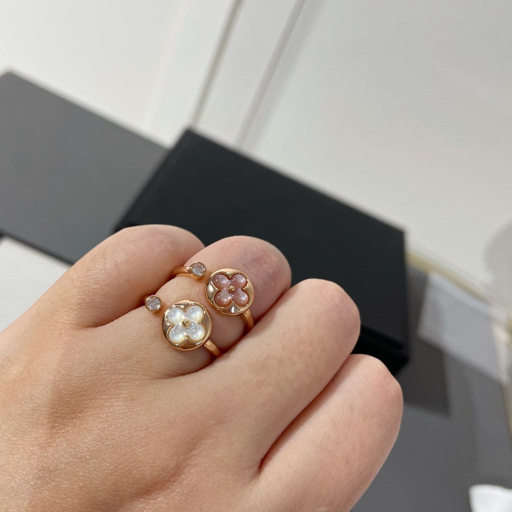 Loco SUN 1 DIAMOND PINK MOP RING