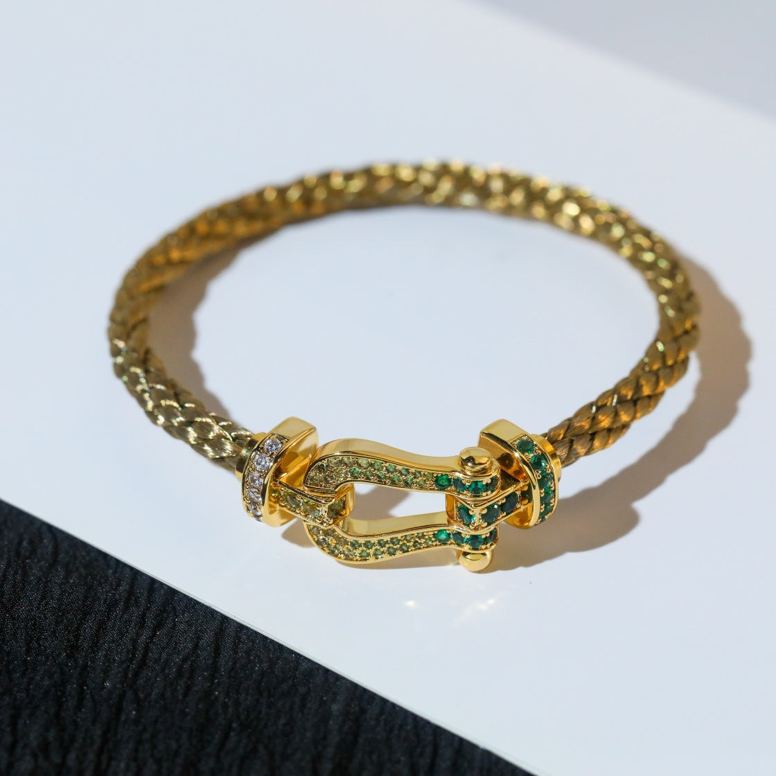 Loco FORCE 10 GOLD GREEN DIAMOND PAVED