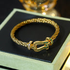 Loco FORCE 10 GOLD GREEN DIAMOND PAVED