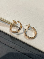Loco BEE LOVE Earrings GOLD DIAMOND