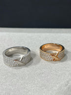 Loco LIENS EVIDENCE  DIAMOND PAVED RING