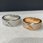 Loco LIENS EVIDENCE  DIAMOND PAVED RING