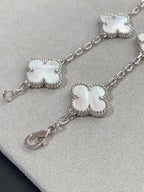 [Loco ]New CLOVER WHITE PEARL MOP 5 MOTIF BRACELET COLLECTION