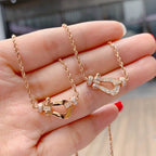 Loco FORCE 10 PINK GOLD DIAMOND NECKLACE
