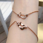 Loco FORCE 10 PINK GOLD DIAMOND NECKLACE