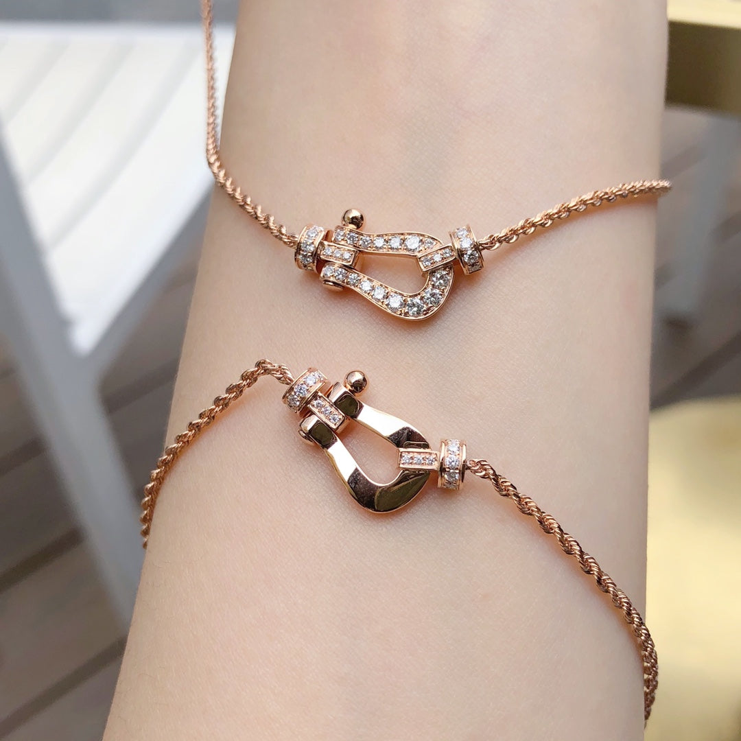 Loco FORCE 10 PINK GOLD DIAMOND NECKLACE