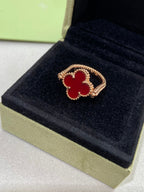 Loco CLOVER RIVERSIBLE ROSE GOLD RING