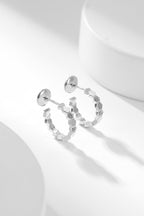 Loco BEE LOVE DIAMOND HOOP EARRINGS