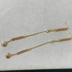 Loco CHAINE CHAOS DIAMOND DROP EARRINGS