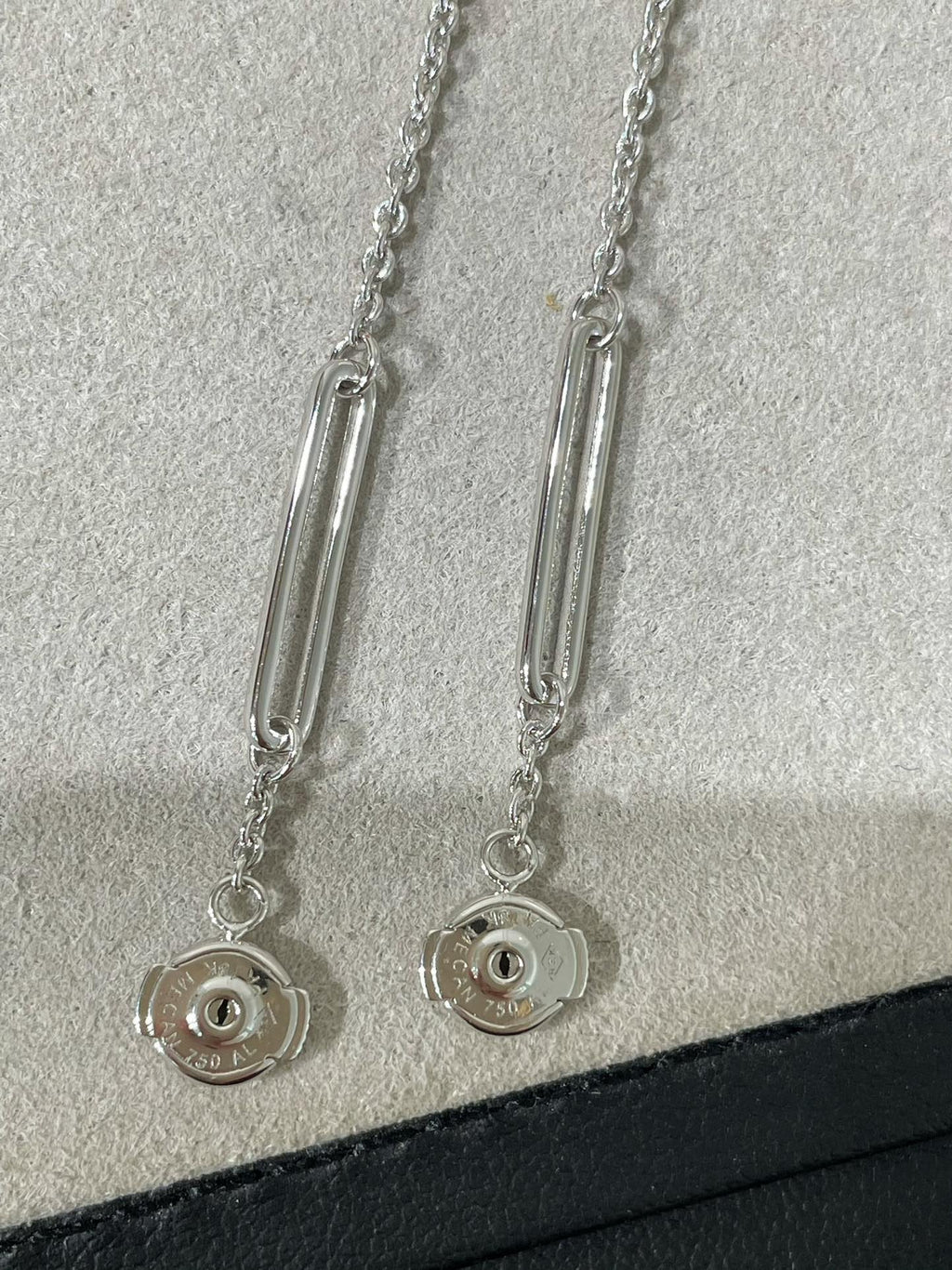 Loco CHAINE CHAOS DIAMOND DROP EARRINGS