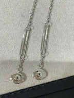 Loco CHAINE CHAOS DIAMOND DROP EARRINGS