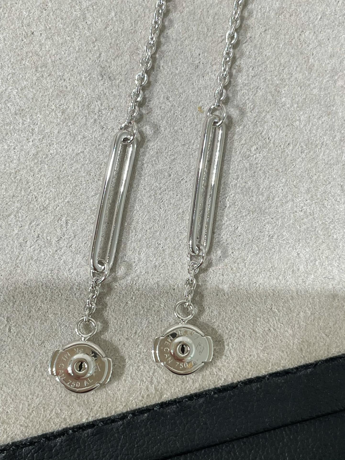 Loco CHAINE CHAOS DIAMOND DROP EARRINGS