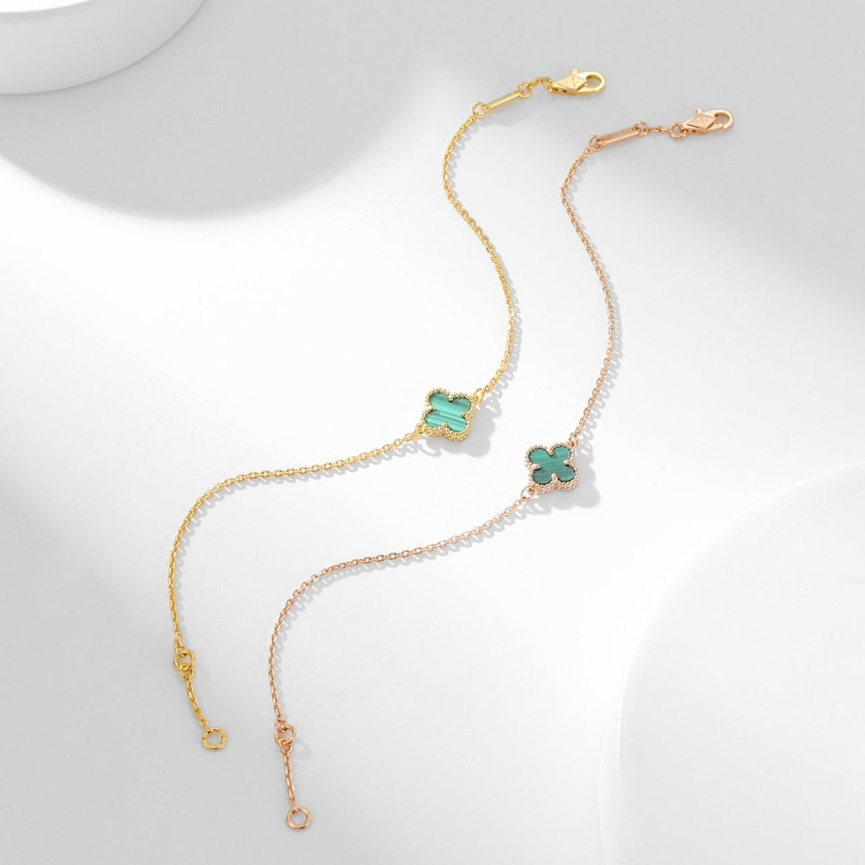 Loco CLOVER BRACELET MALACHITE 1 MOTIF