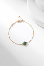 Loco CLOVER BRACELET MALACHITE 1 MOTIF