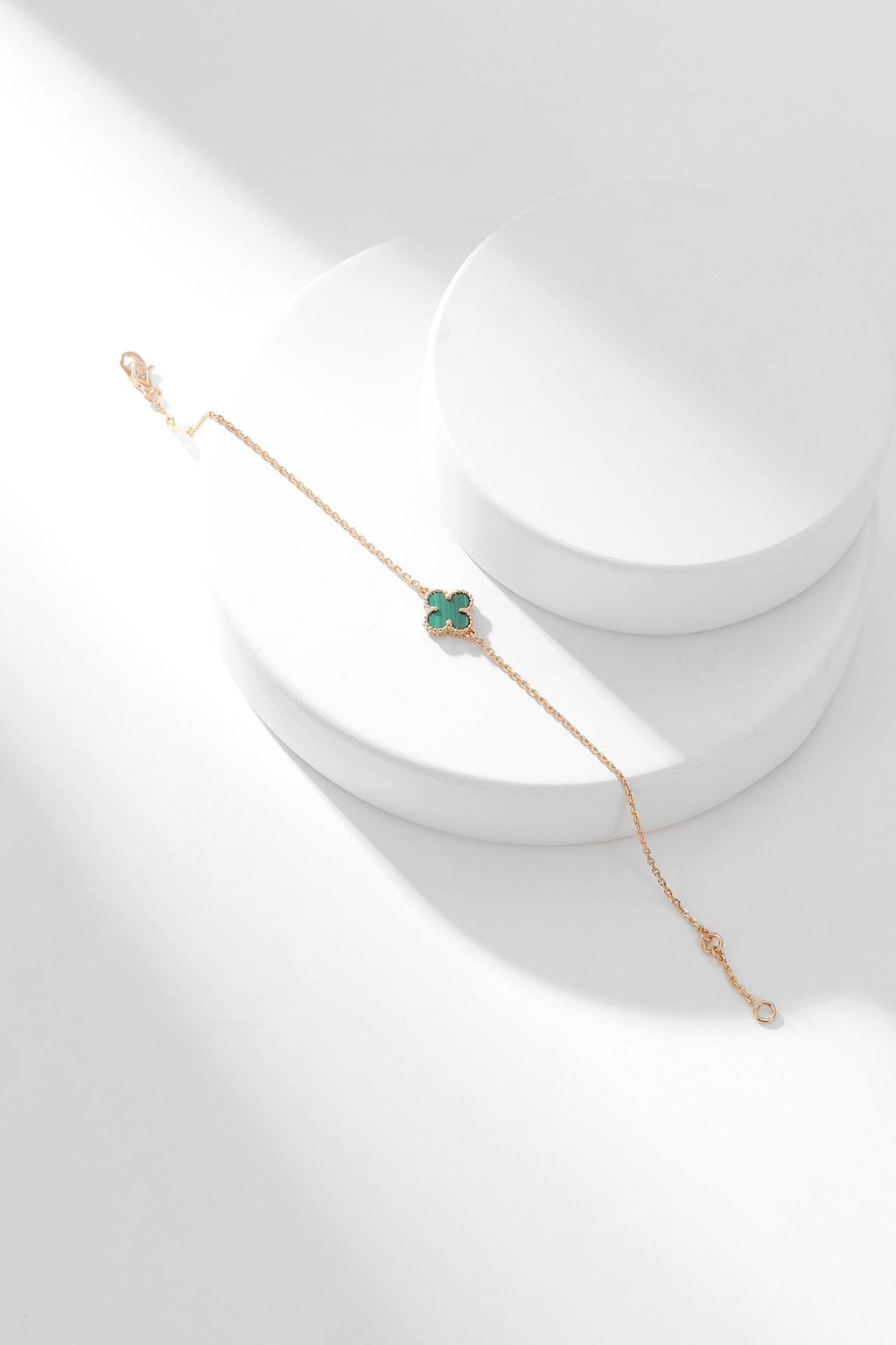 Loco CLOVER BRACELET MALACHITE 1 MOTIF