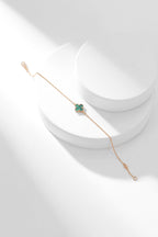 Loco CLOVER BRACELET MALACHITE 1 MOTIF