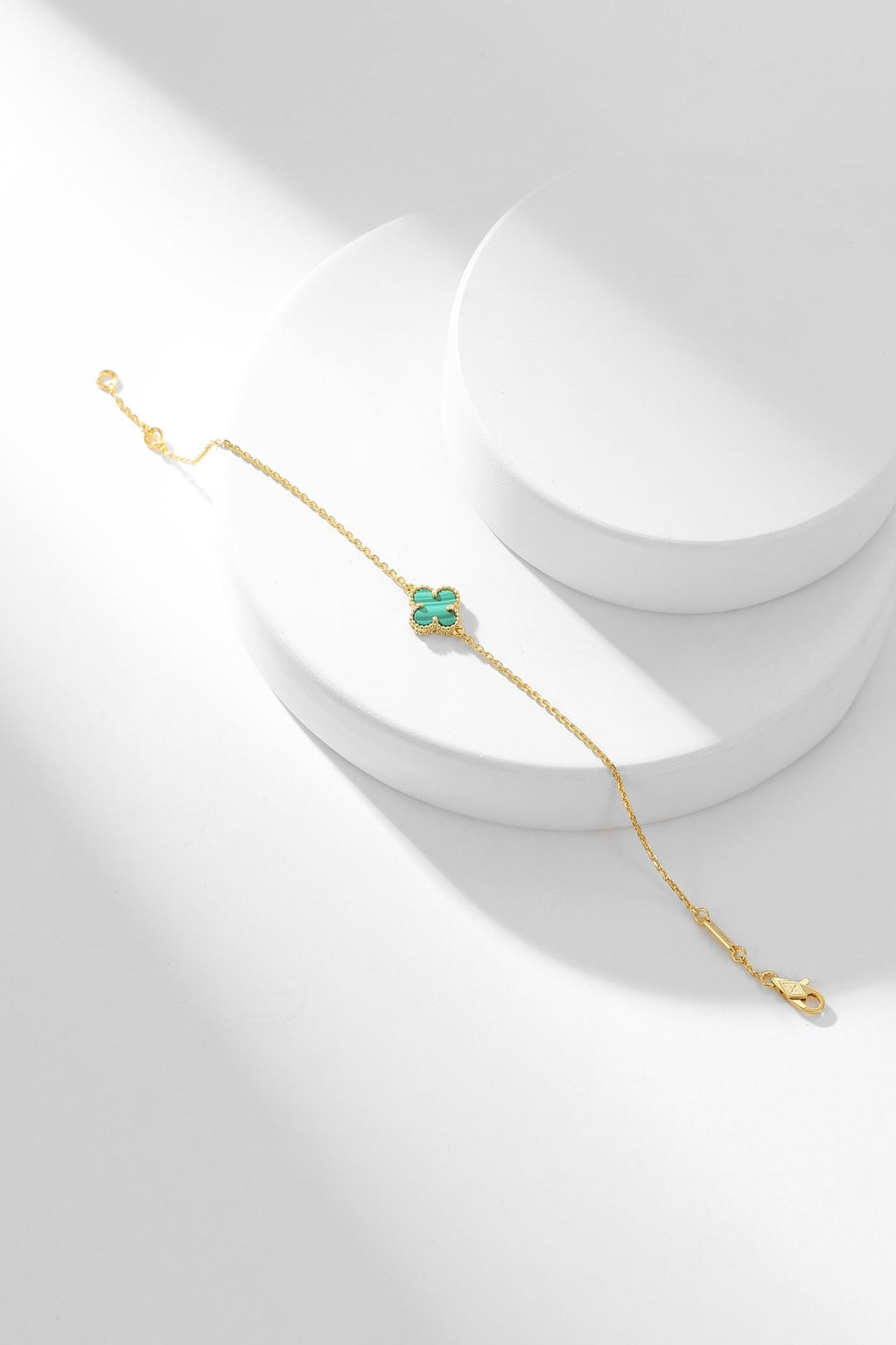 Loco CLOVER BRACELET MALACHITE 1 MOTIF