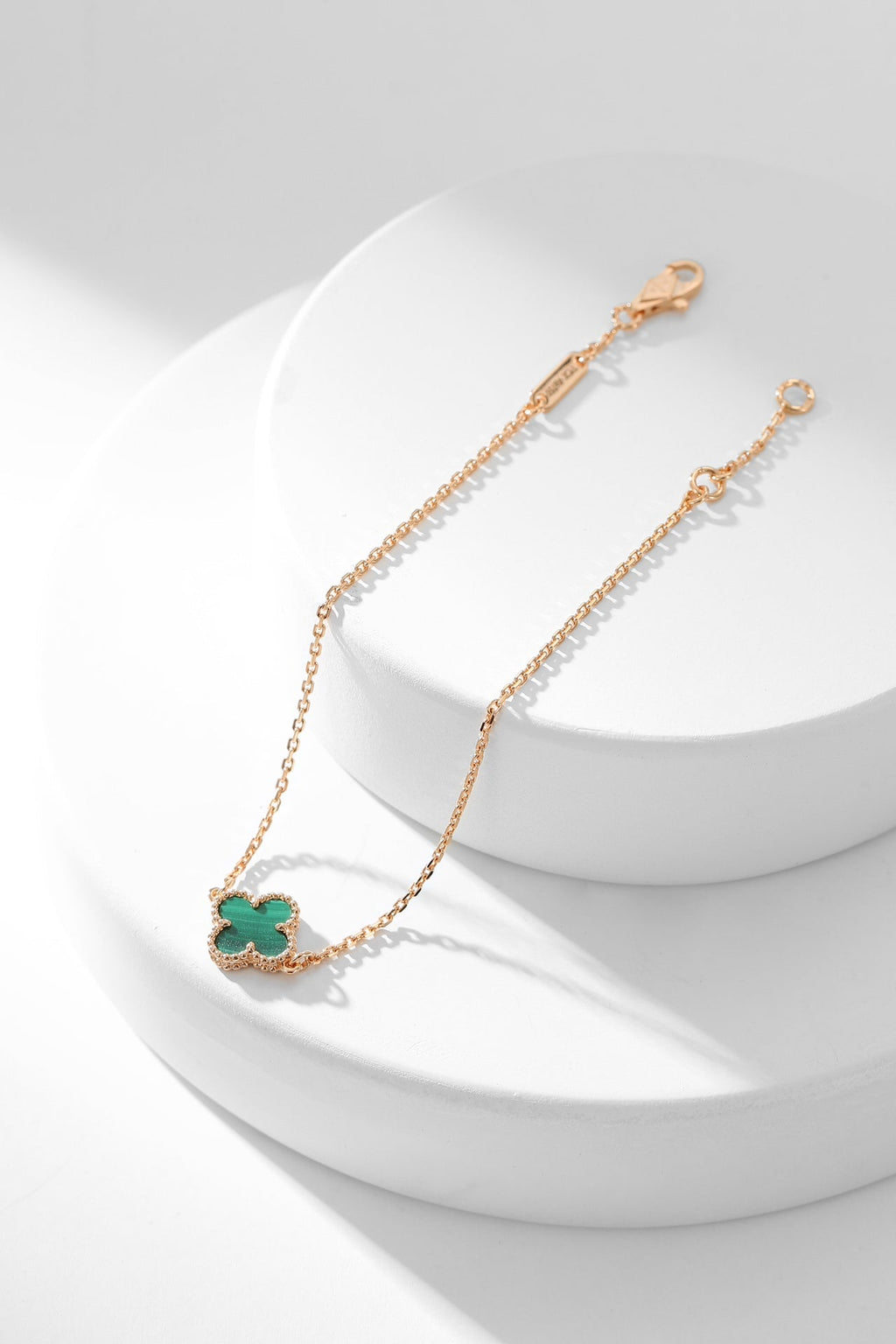 Loco CLOVER BRACELET MALACHITE 1 MOTIF