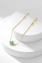 Loco CLOVER BRACELET MALACHITE 1 MOTIF