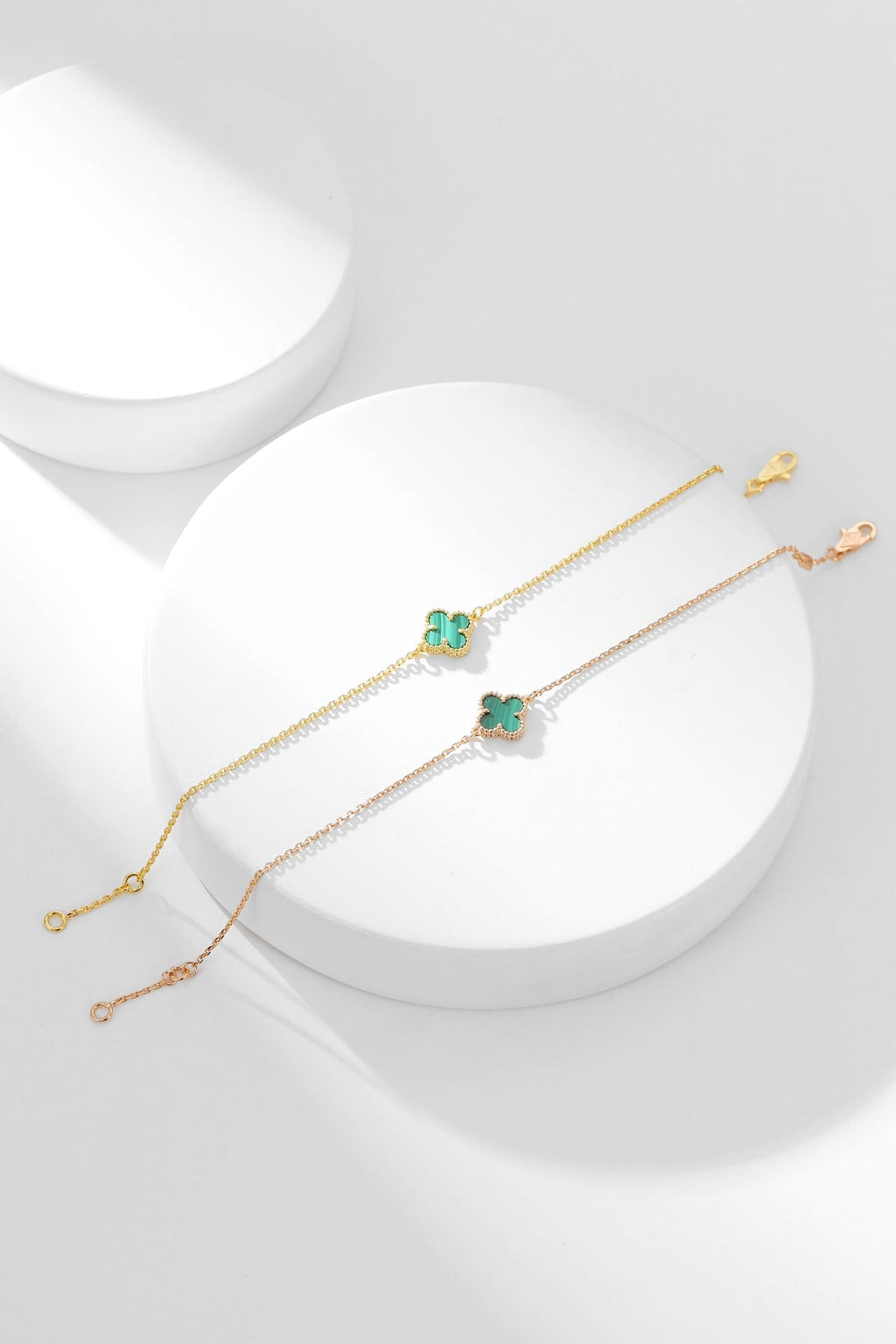 Loco CLOVER BRACELET MALACHITE 1 MOTIF