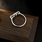Loco RONDE SMALL SILVER DIAMOND RING