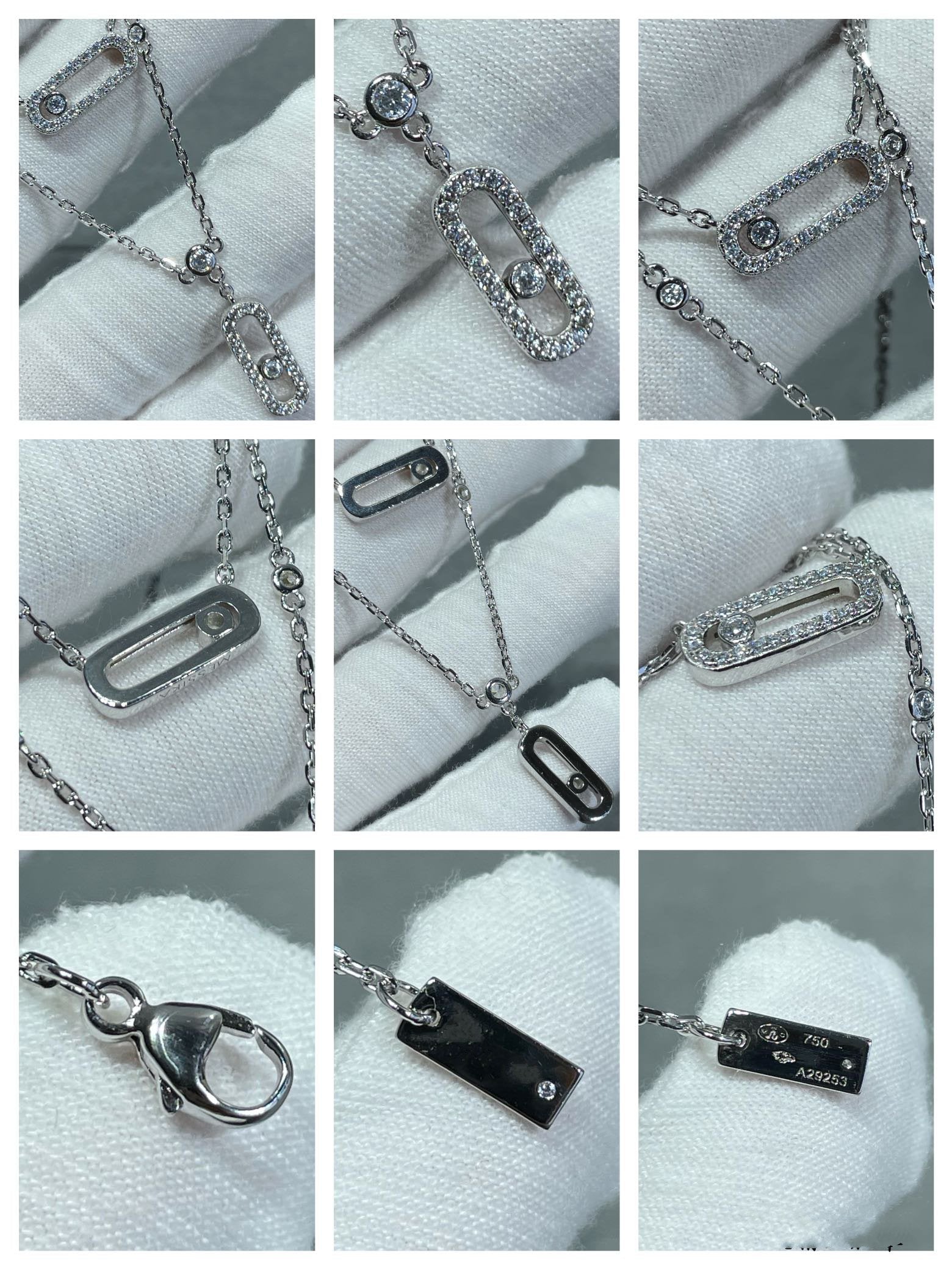 [Loco jewelrys]MOVE 2 ROW DIAMOND NECKLACE