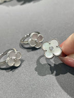 Loco CLOVER SILVER MOP DIAMOND RING