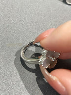 Loco CLOVER SILVER MOP DIAMOND RING