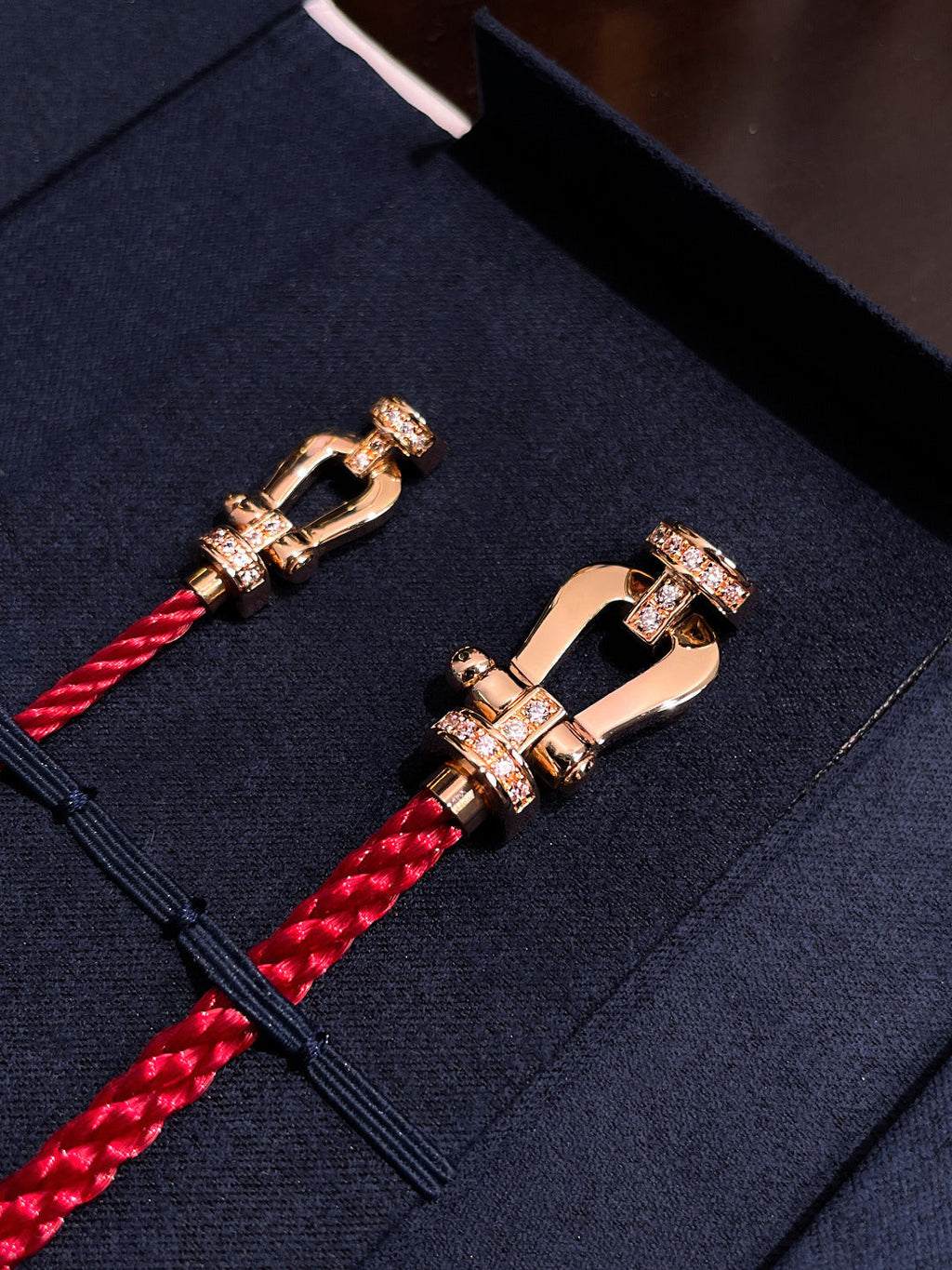 Loco FORCE 10 HALF DIAMOND PINK GOLD RED CORDERI LARGE AND MEDIUM MODEL
