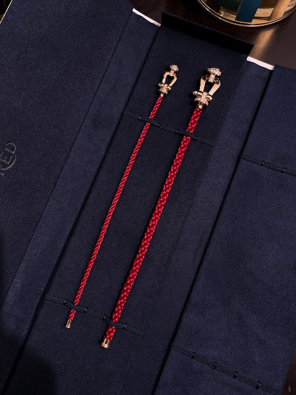 Loco FORCE 10 HALF DIAMOND PINK GOLD RED CORDERI LARGE AND MEDIUM MODEL