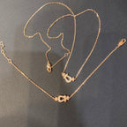 Loco FORCE 10 DIAMOND PINK GOLD NECKLACE MINI MODEL