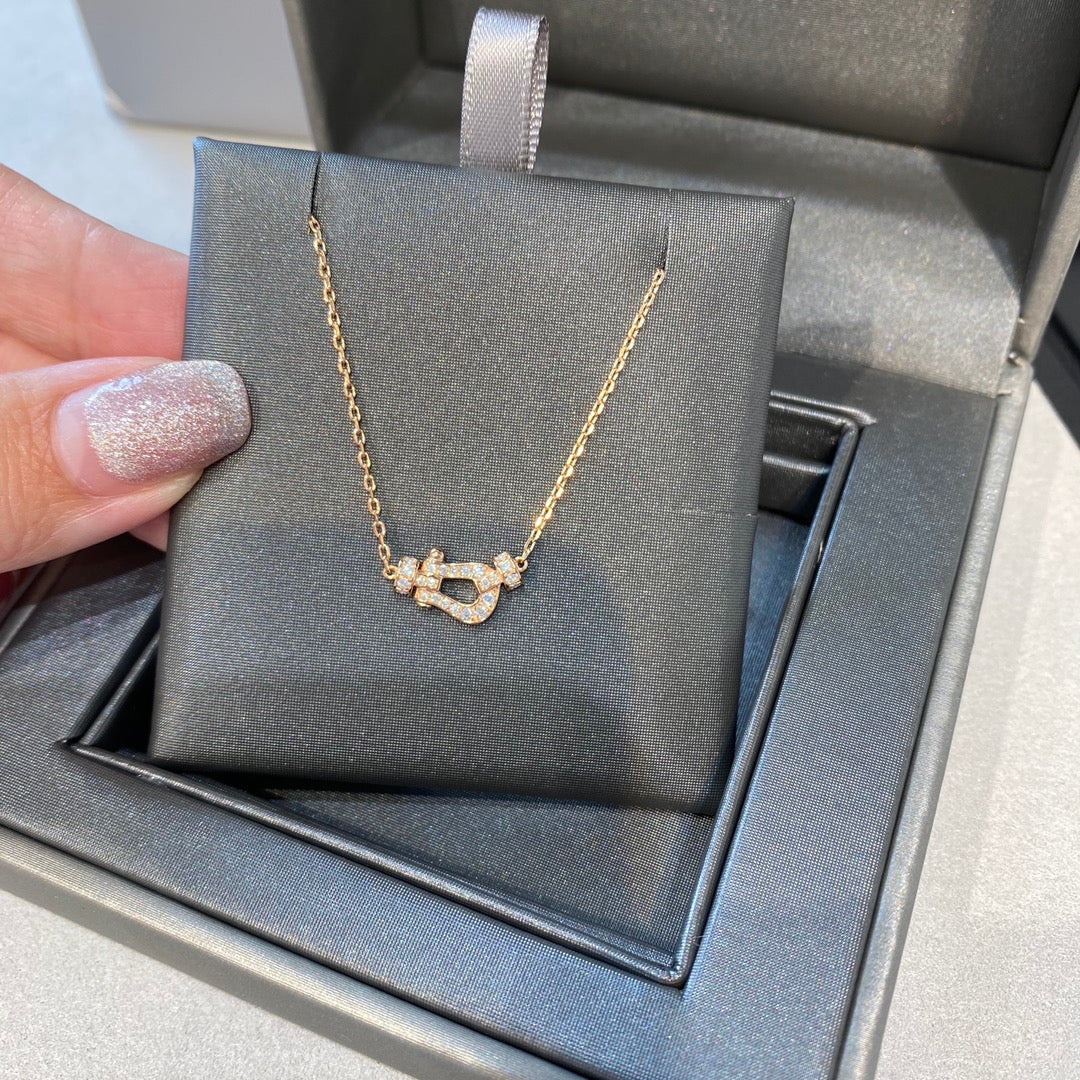 Loco FORCE 10 DIAMOND PINK GOLD NECKLACE MINI MODEL