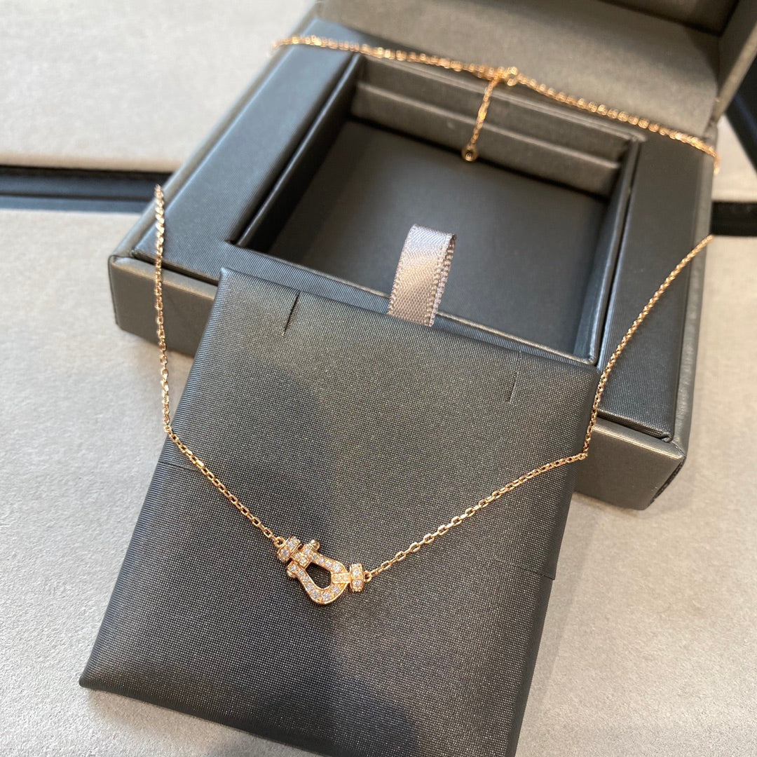 Loco FORCE 10 DIAMOND PINK GOLD NECKLACE MINI MODEL