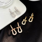 Loco FORCE 10 FULL DIAMOND DROP EARRINGS MEDIUM MODEL