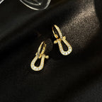 Loco FORCE 10 FULL DIAMOND DROP EARRINGS MEDIUM MODEL
