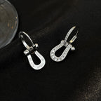 Loco FORCE 10 FULL DIAMOND DROP EARRINGS MEDIUM MODEL