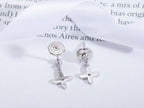 Loco VIDYLLE SILVER DIAMOND MINI DROP EARRINGS