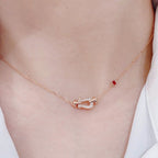 Loco FORCE 10 DIAMOND PINK GOLD NECKLACE