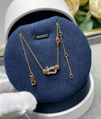 Loco FORCE 10 DIAMOND PINK GOLD NECKLACE
