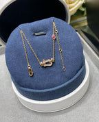 Loco FORCE 10 DIAMOND PINK GOLD NECKLACE