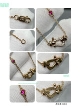 Loco FORCE 10 DIAMOND PINK GOLD NECKLACE