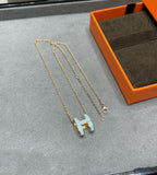 Loco POP H SKY BLUE NECKLACE