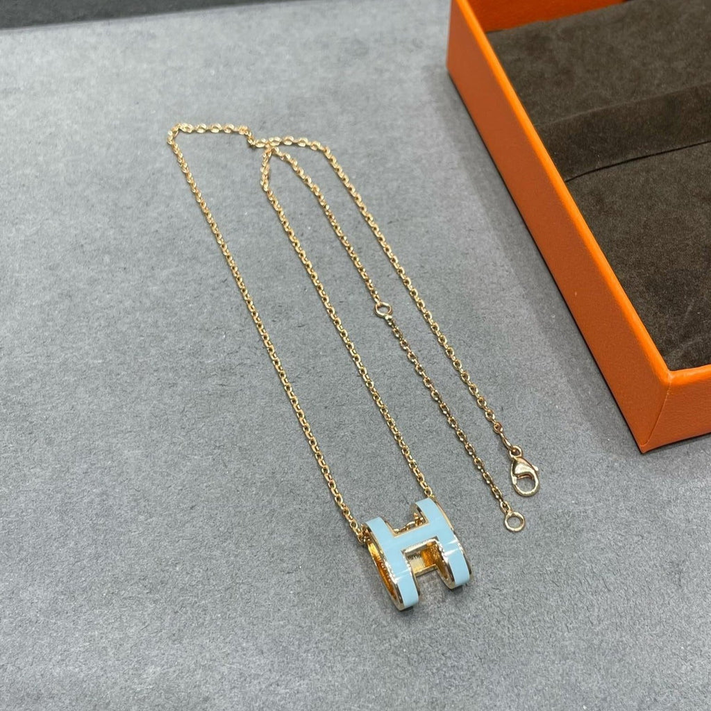 Loco POP H SKY BLUE NECKLACE