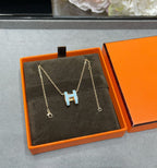 Loco POP H SKY BLUE NECKLACE
