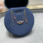 Loco FORCE 10 DIAMOND CHAIN LINK PINK GOLD BRACELET