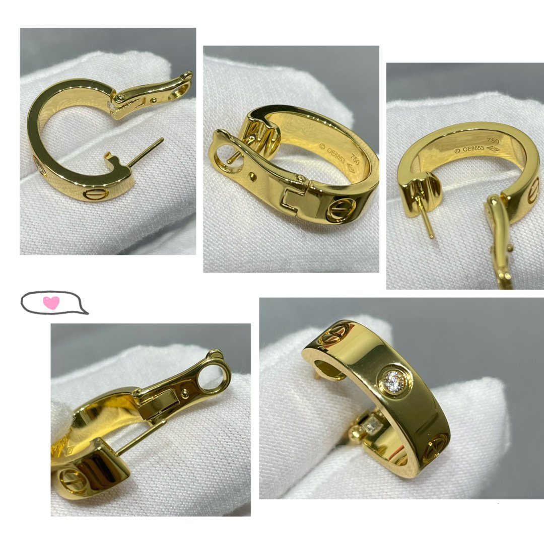 Loco LOVE 5.5MM 1 DIAMOND EARRINGS
