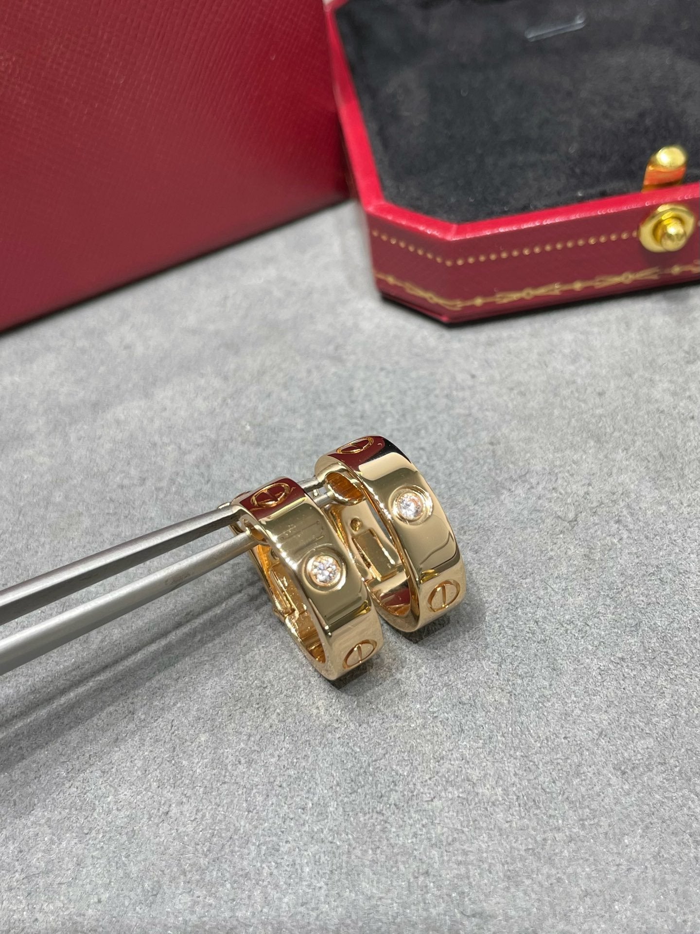 Loco LOVE 5.5MM 1 DIAMOND EARRINGS