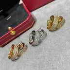 Loco LOVE 5.5MM DIAMOND PAVED EARRINGS