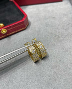 Loco LOVE 5.5MM DIAMOND PAVED EARRINGS