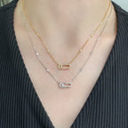 [Loco jewelrys]MOVE UNO DIAMOND NECKLACE